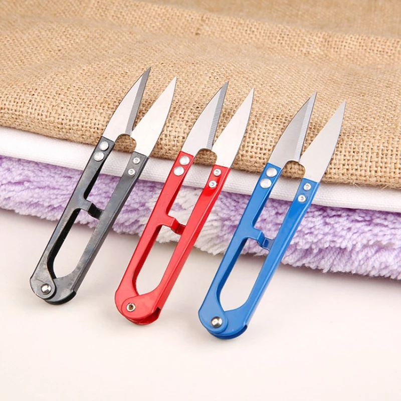 1pc 10cm metal Sewing Nippers Handmade DIY non-woven Fabric Snips Beading Thread Snippers Trimming Scissors Tools