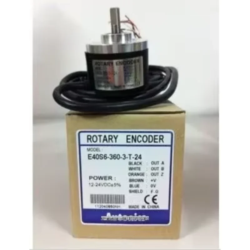 E40S6 Rotary Encoder 100-600 Ppr 3 Phase 24V 100% New Original for Industrial Use