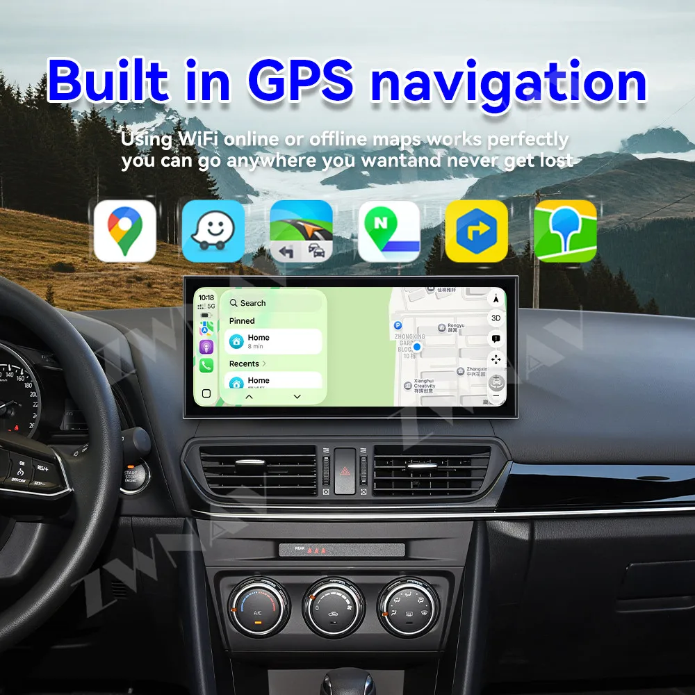 

Мультимедийный GPS-плеер с сенсорным HD-экраном 15,8 дюйма для Mazda CX-4 2016-2021, автомагнитола, аксессуары для интерьера автомобиля, Android 15