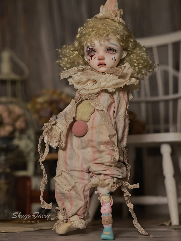 Hot Halloween Shugafairy Sekino 1/6 Bjd Doll Clown Style Party High Quality Ball Jointed Doll Resin Handmade Kawaii Toy Kid Gift