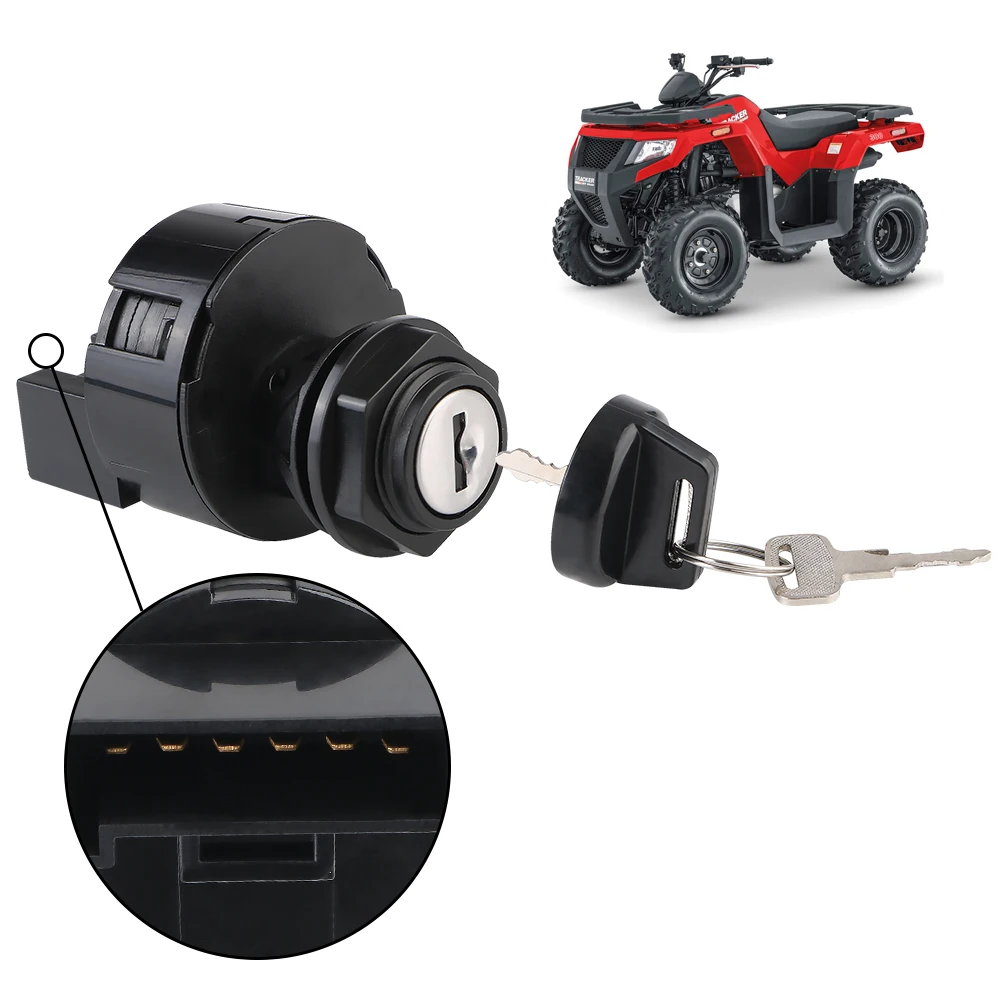 

Set ATV Ignition Key Switch For Polaris Sportsman 400 500 700 800 4011002 4012165 4010390 4012164 4011142 Start Engine Lock