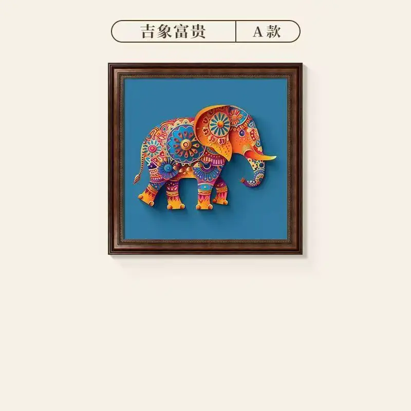 

Nordic Modern Cute Animal Elephant Prints Canvas Painting Poster For Living Room Play Room Kids Room Entrance hall Home Decor