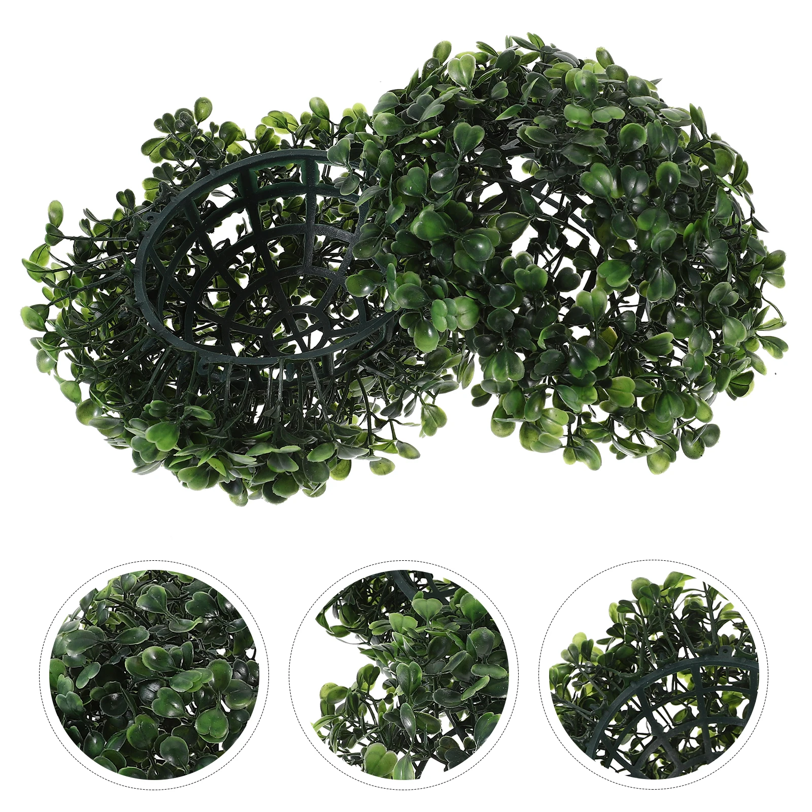 

2pcs Balls 18cm Diameter Decorative Grass Ball Plant Decor Hanging Home Party Wedding Stage Plant Ball Decor Coffee Shop
