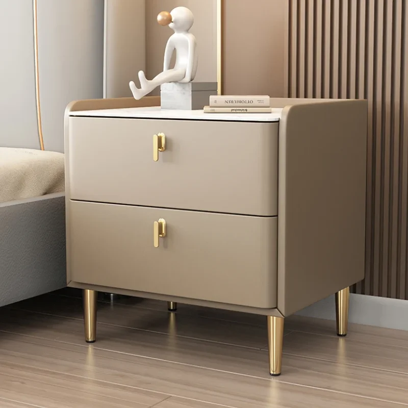 

Trendy Wood Nordic Nightstand Modern Narrow Aesthetic Cheap Bedroom Bedside Table Drawers Luxury Solid Criado Mudo Furniture