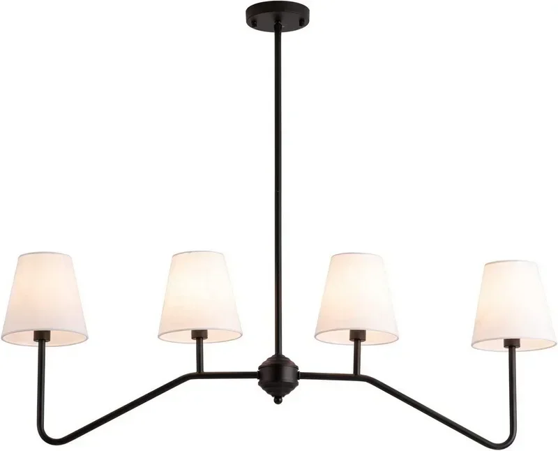 4/5/6 heads American Wrought Iron Simple Living Room Personality Creative Industrial Style Chandelier Decorative Lighting image 3