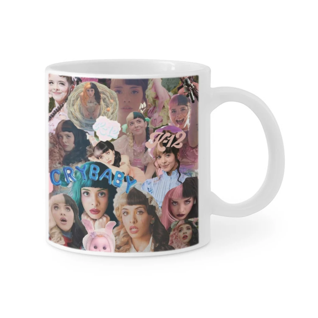 1pc 11oz M-Melanie:Martinez Coffee Mug Milk Tea Cup Insulated for Hot or Cold Beverages Portable Office Cup Drinkware Gift