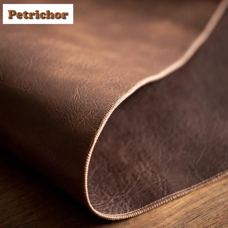 Leather Tea Table Mats Handmade Tea Flag Heat Insulation Mat Drink Coaster Dinner Table Cloth Mat Chinese Tea Set Decoration view 3