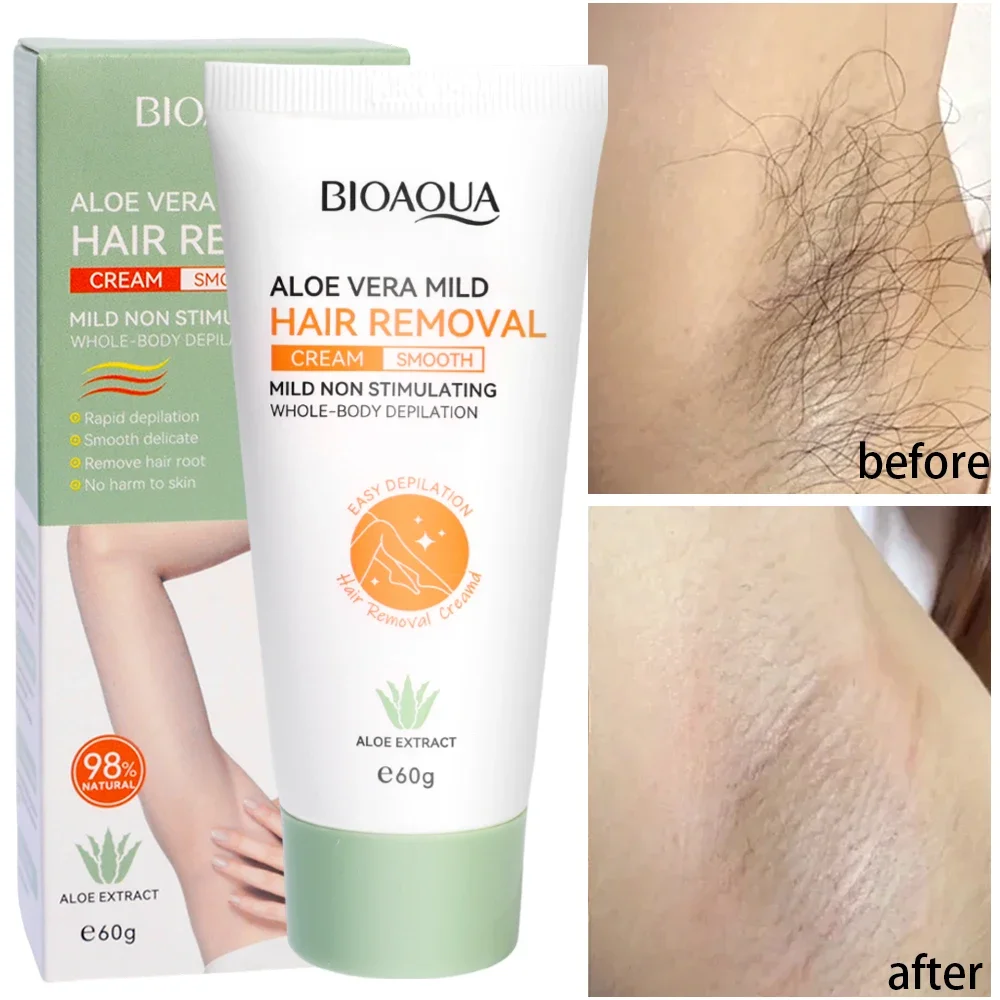 

60g Hair Removal Cream Fast Effective Painless Body Leg Arm Underarm Hair Removal Cream Men Women Depilatory Cream Beauty Care