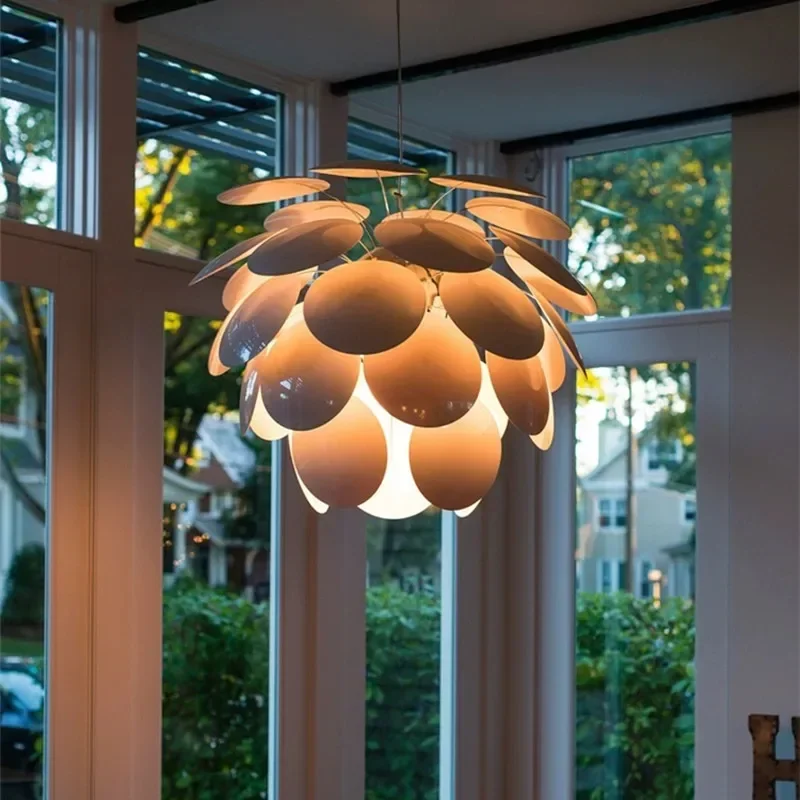 SANDYHA Nordic Ceiling Chandelier Home Decor Pendant Lights Pine Cone Design Led Lamp Living Room Dining Bedroom Salon Lightings