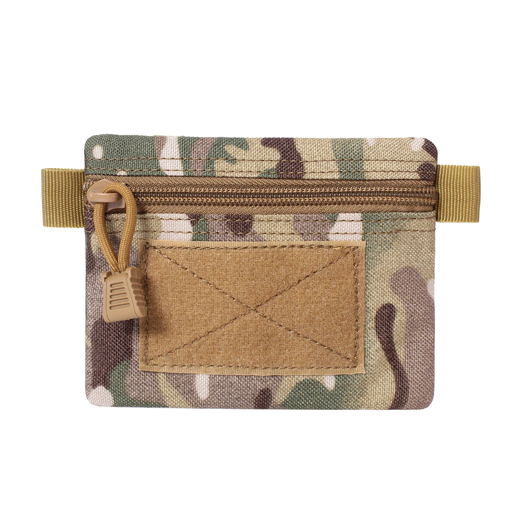

Slim Wallet Minimalist Wallet Fashion Credit Card Holder Coin Pocket Bag Molle Pouch with Keychain EDC Tool Bag