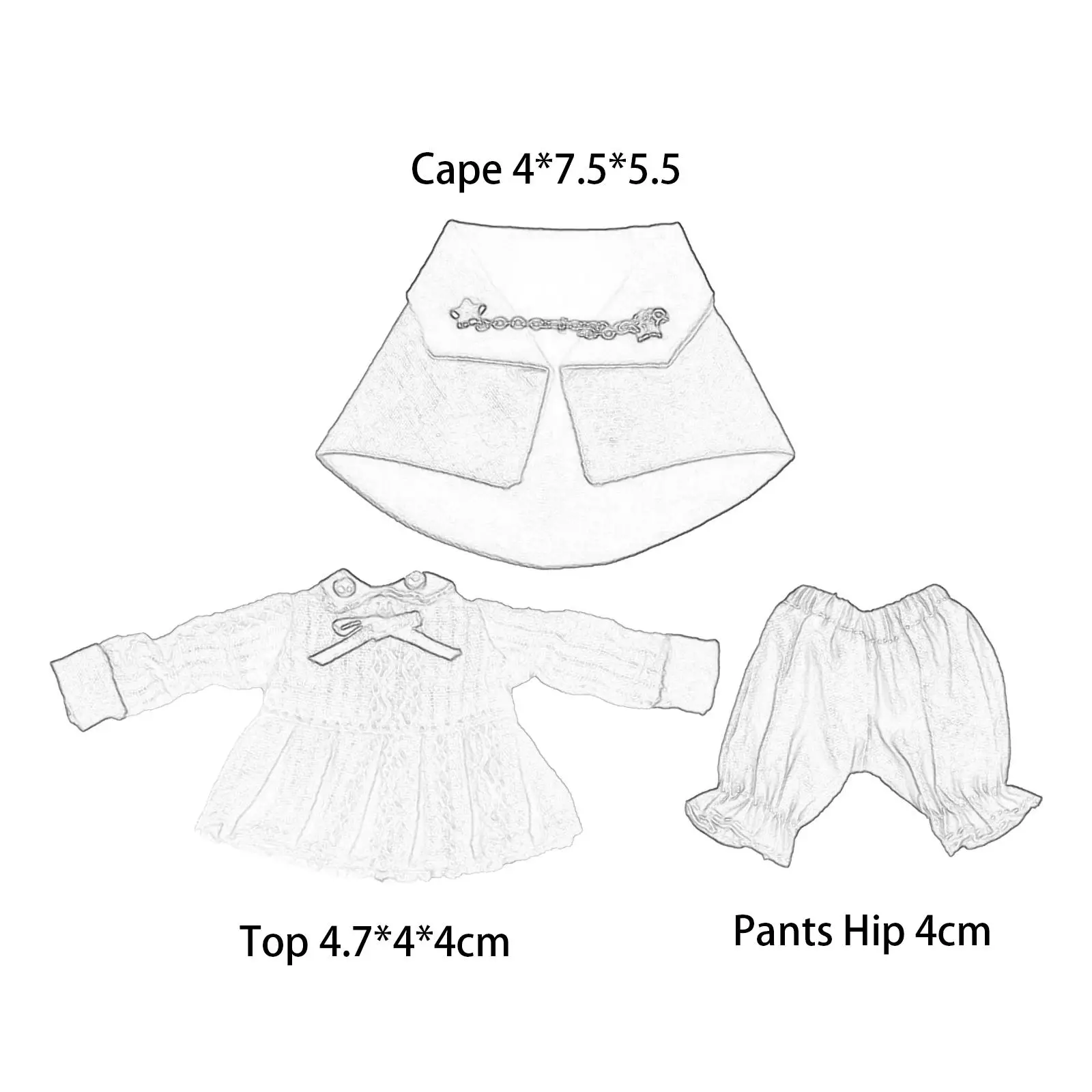 Pop Kleding Mooie Kids Speelgoed Makkelijk Te Dragen Bal Jointed Pop Outfifts Voor 1/12 Babypop 6Inch Bjd Pop Dress Up Ob11 Pop Accs