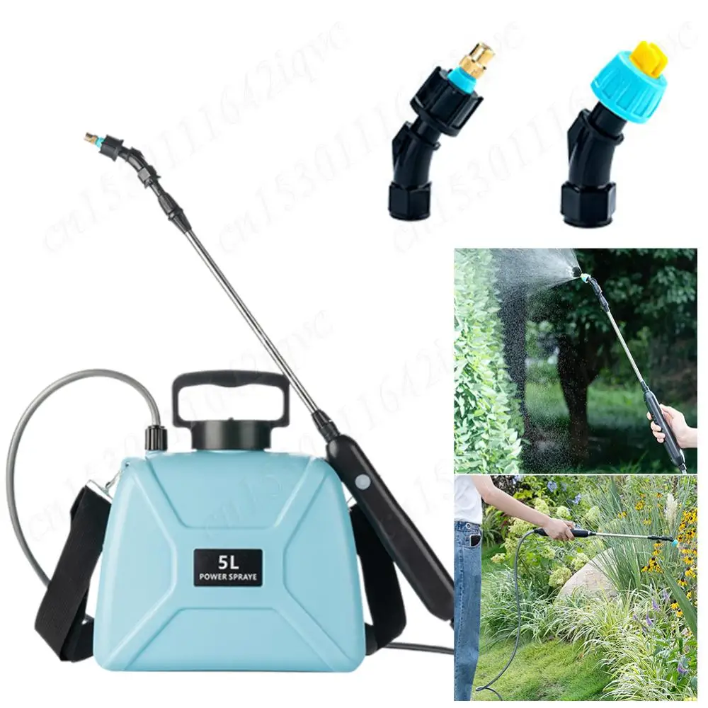 

5L Agricultural Electric Sprayer USB Charging Garden Irrigation Sprinkler 2 Modes Handheld Plant Sprinkler Garden Watering Tool