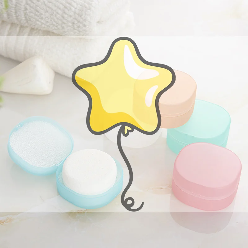 

1 шт., круглая дорожная коробка для мыла, креативная полипропиленовая дорожная водонепроницаемая герметичная портативная коробка для мыла с крышкой, принадлежности для мыла