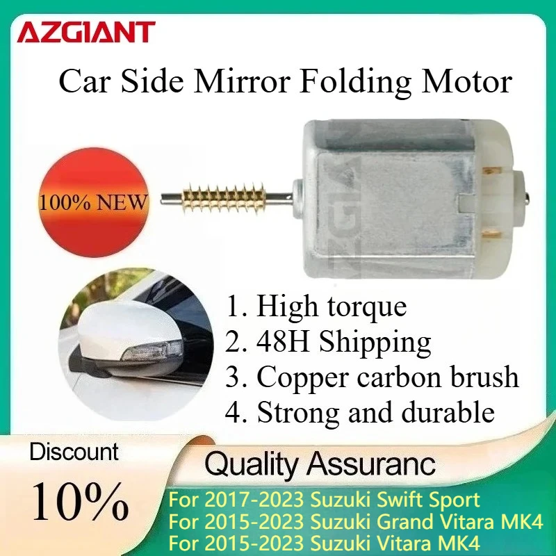 

AZGIANT Car Side Mirror Folding Motor for 2017-2023 Suzuki Swift Sport/Grand Vitara MK4 2015-2023/2012-2016 Isuzu D-MAX parts