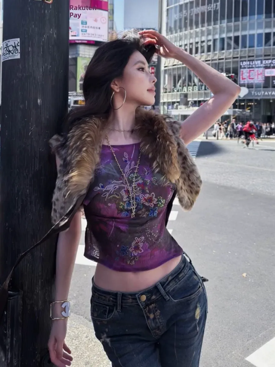 البرية Faion ليوبارد طباعة الفراء سترة Jaet المرأة الشارع Sle الساخن فتاة تنوعا أعلى العصرية ort ملابس خارجية البوليستر