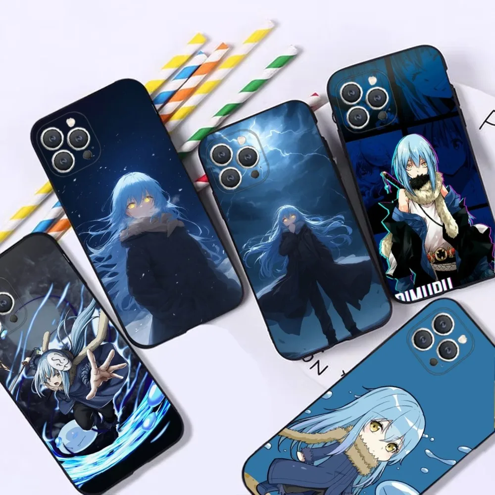 Tensei Slime Rimuru Phone Case For iPhone 16,15,14,13,12,Pro,Max,11,7,8,Plus,XR,XS Max Shockproof Silicone Soft Shell