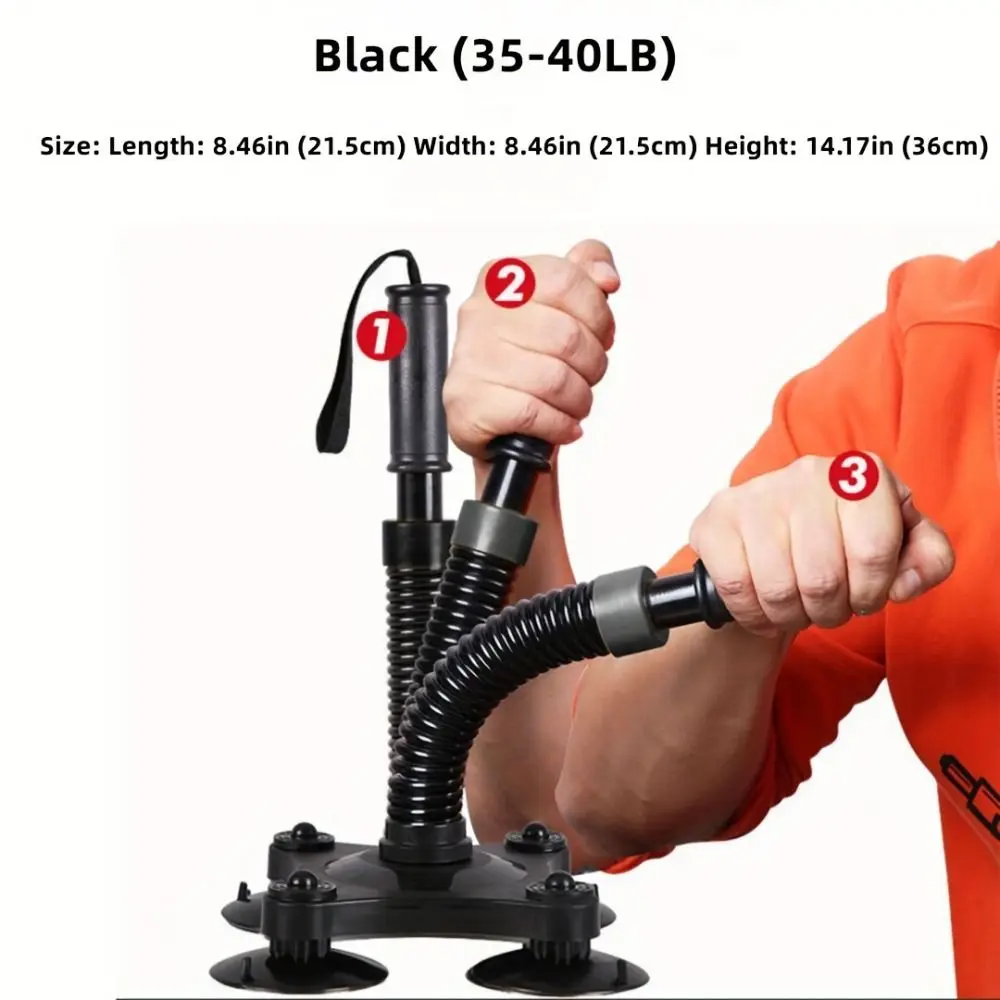 مقبض مضاد للانزلاق، قبضة اليد، تمرين المعصم من النوع الثقيل، زيادة قوة الذراع، مدرب المصارعة، أكواب شفط ثابتة #2