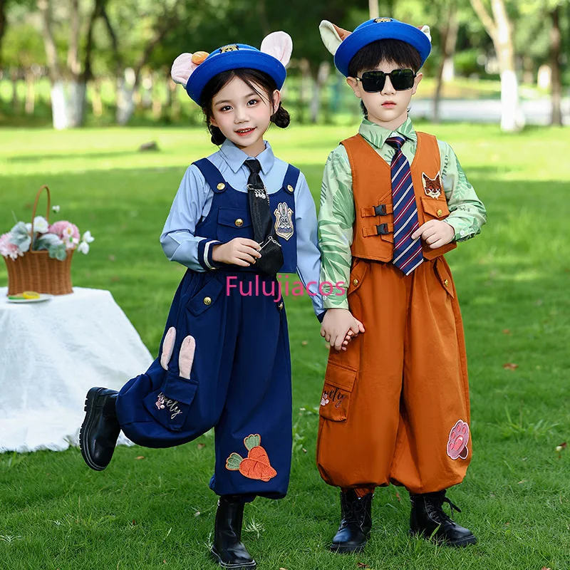 Judy Nick Fox Performance Costume Autumn Rabbit Officer cosplay costume