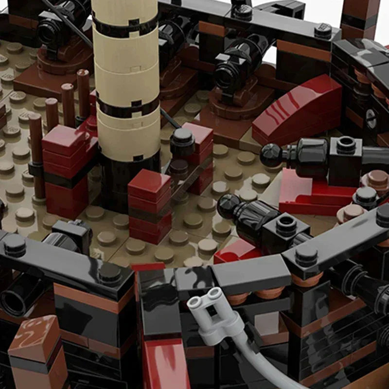 Bloques de construcción Moc, modelo militar, ladrillos técnicos Supernaut Heavy Frigate, montaje DIY, juguetes de construcción para niños, regalo de vacaciones