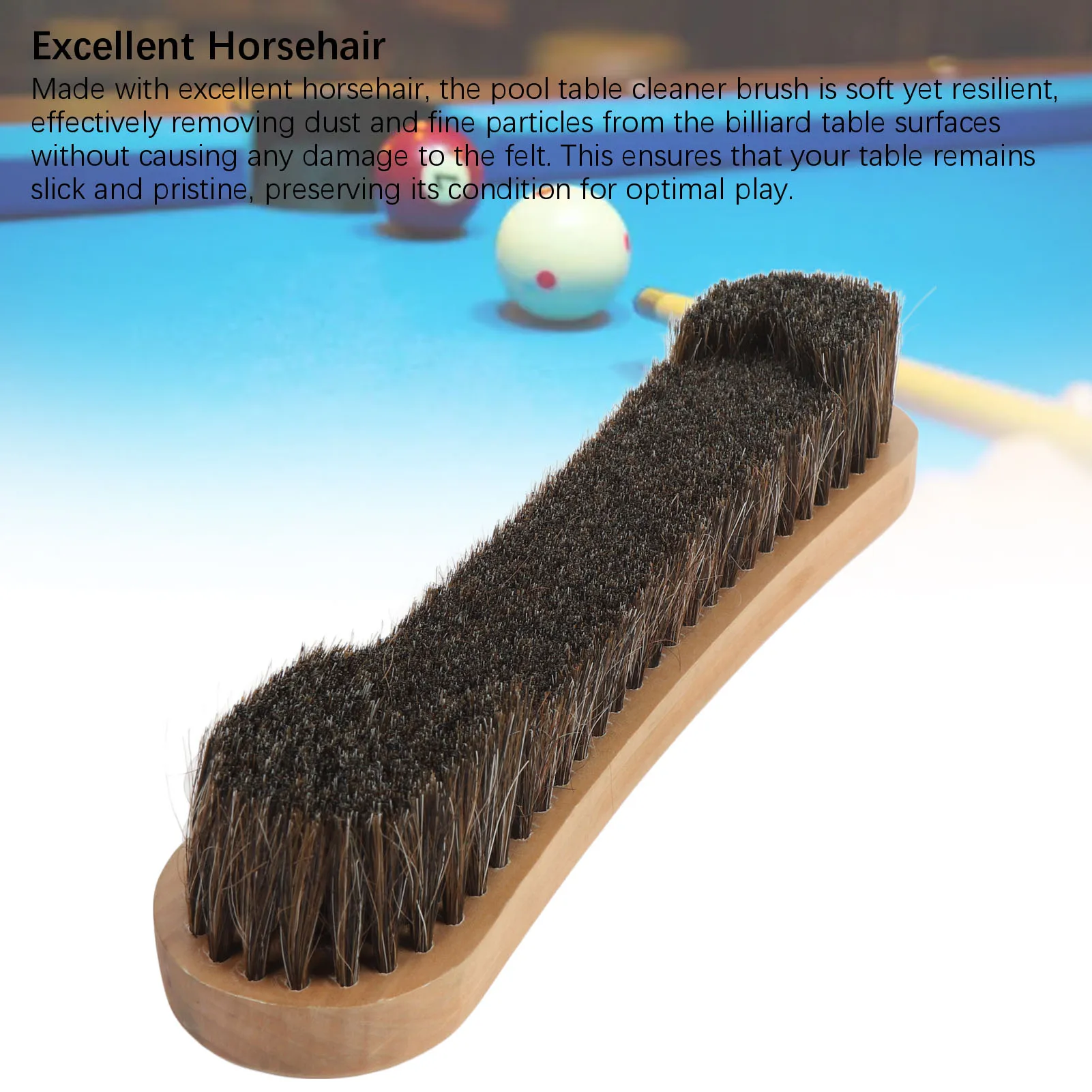 

Щетка для бильярдного стола 12-дюймовая высокоэффективная многофункциональная щетка для бильярдного стола Щетка для бильярдного стола Щетка для чистки бильярдного стола