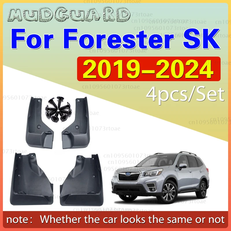 

Mudflaps Fender For Subaru Forester 2019-2024 2020 2021 2022 Mud Flaps, Splash Guards Front And Rear Wheels Fender Accessorie