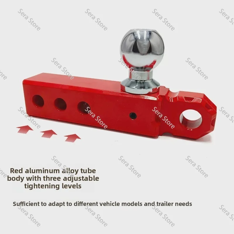 Trailer Arm Aluminum Alloy Trailer Ball Head Shackle Solid Trailer Hook Arm Towing Hook Quick Plug