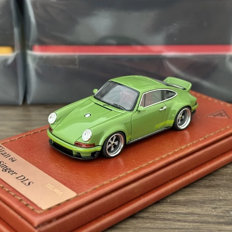 Stocks Make Up 1:64 Singer DLS 2018 Green Color Resin Model Car  In 2024 Collection Gift