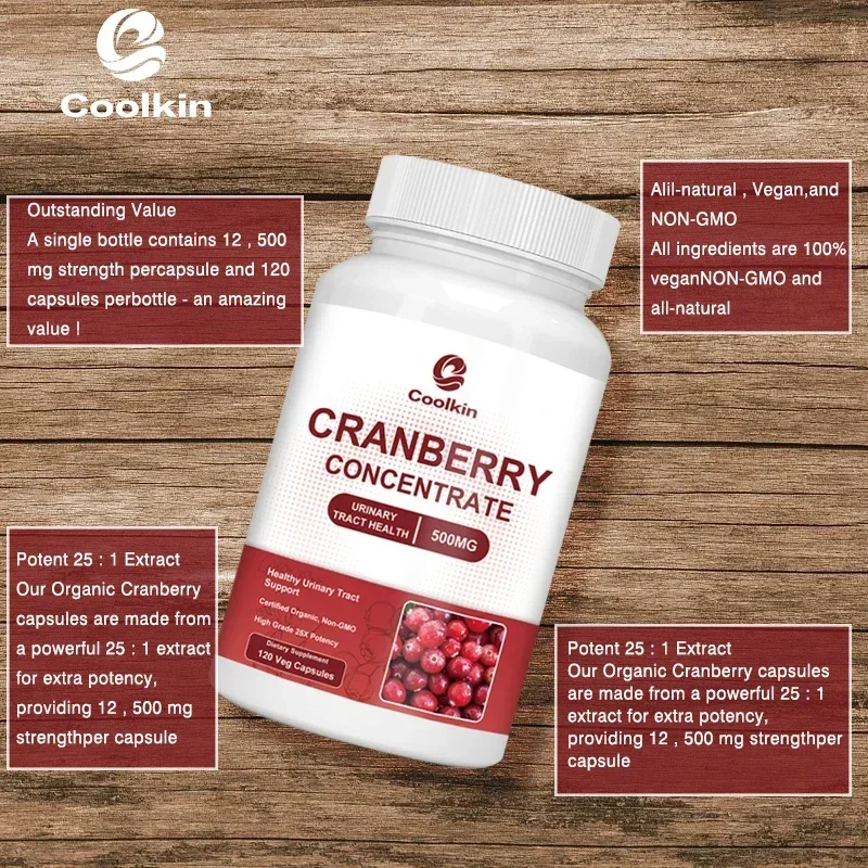 Organic Cranberry Supplement To Support Urinary Tract and Bladder Health and Reduce Urinary Tract Infections