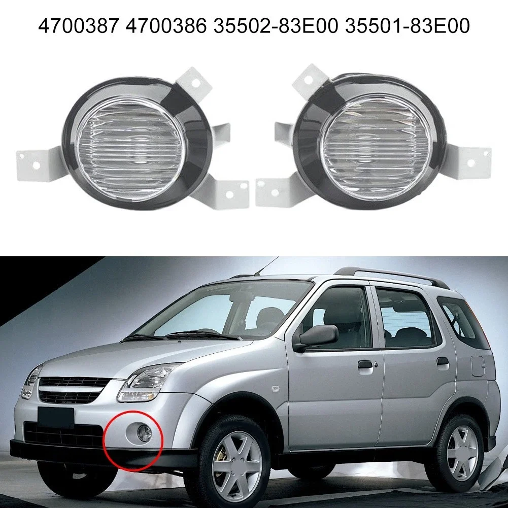 Left Right Front Bumper Fog Lamp Shell NO Bulbs 4700387 4700386 For Opel Vauxhall Agila H00 2000-2008 Daytime Running Lamp