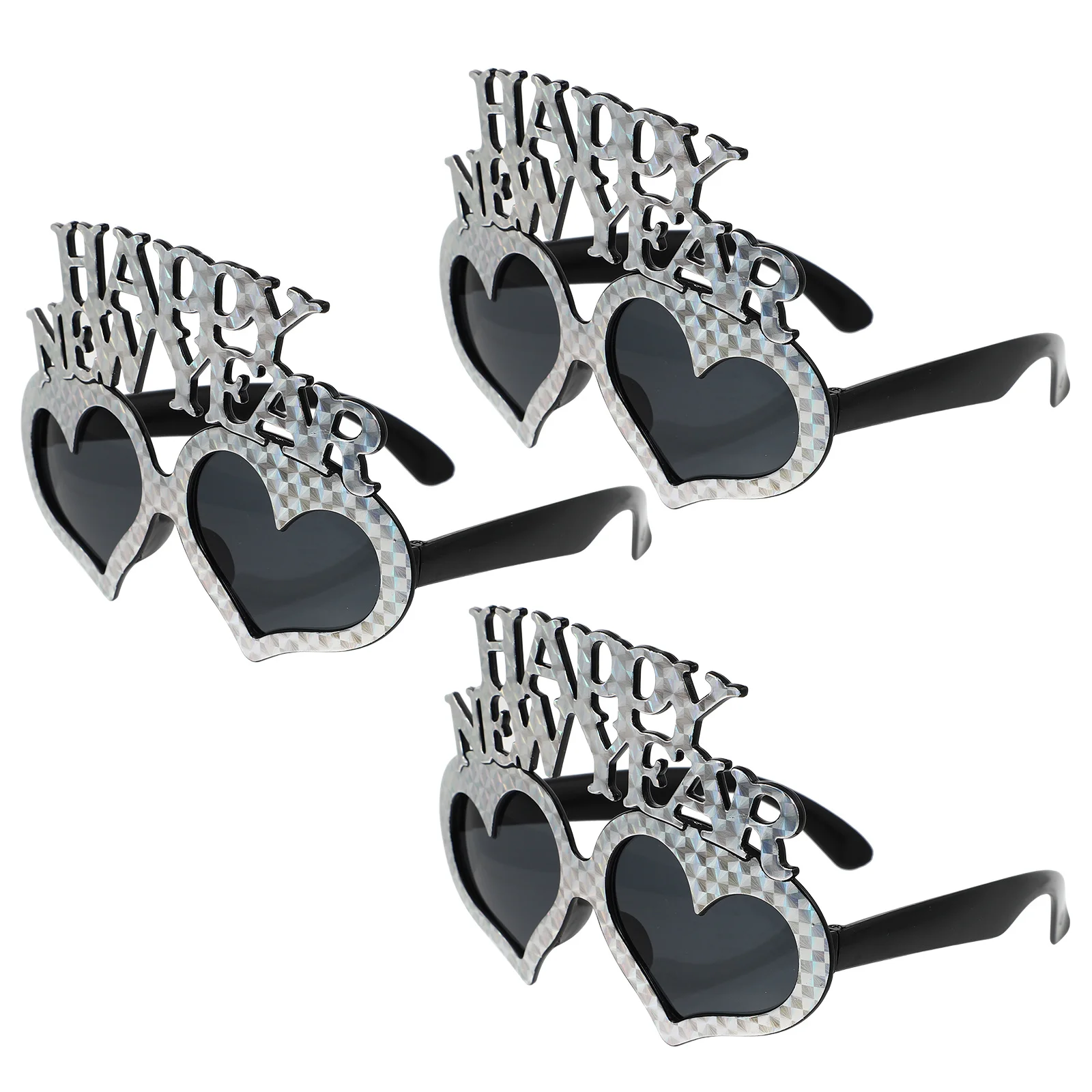 3pcs Happy Year Eyewear Lightweight Fun Photo Props For Decoration Party Props Prom Party Eyewear Event