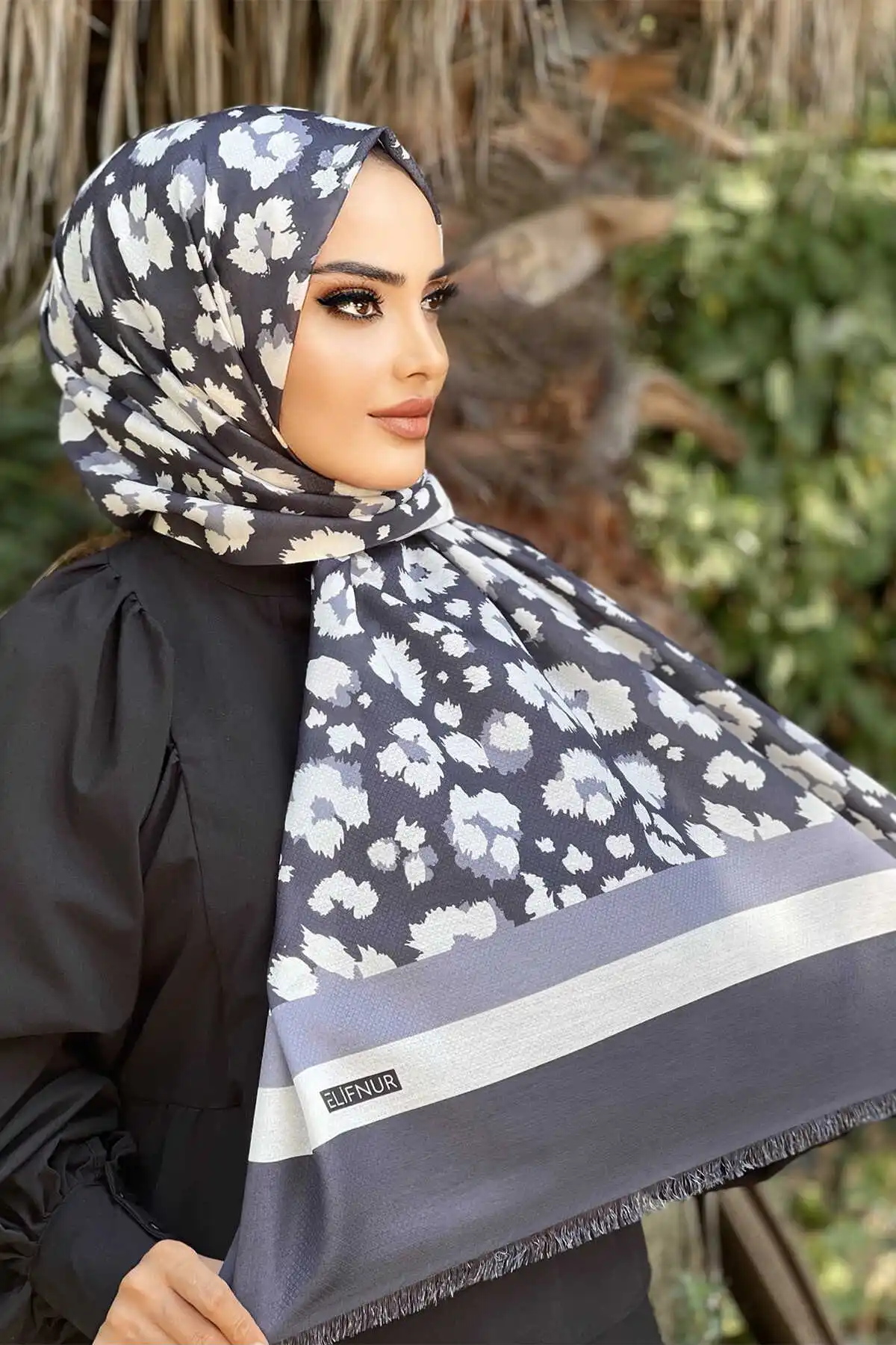 Cotton Pattern Shawl E- -Winter Autumn 2021 Muslim Women Hijab headscarf Islamic Turkey