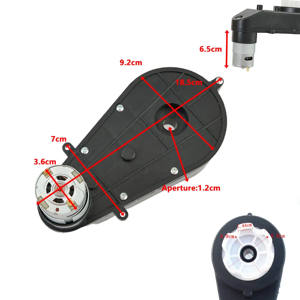 Gearbox Electric Gear Box High Speed High Torque Require No Soldering Drive Engine Electric Ride Heavy Duty 1 Pcs