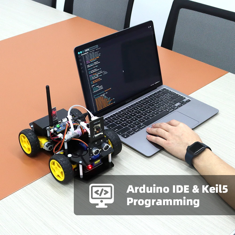 Development Kit Robot Kit for Arduino and Keil 5 Programming Combining ESP32 CAM with STM32 Electronics Educational Robotic Kit