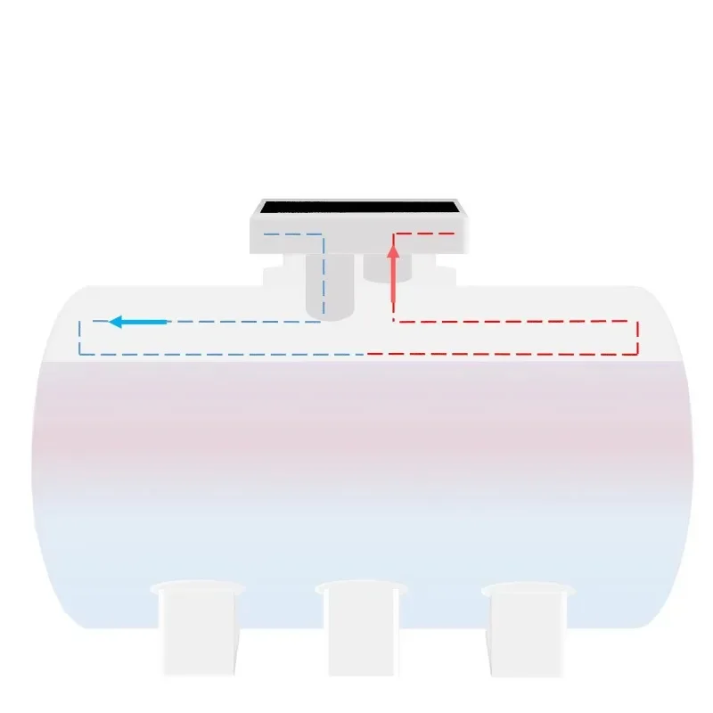 70w solar fan water tank cooling system IP68 waterproof motor 0 energy cost chiller ice bath