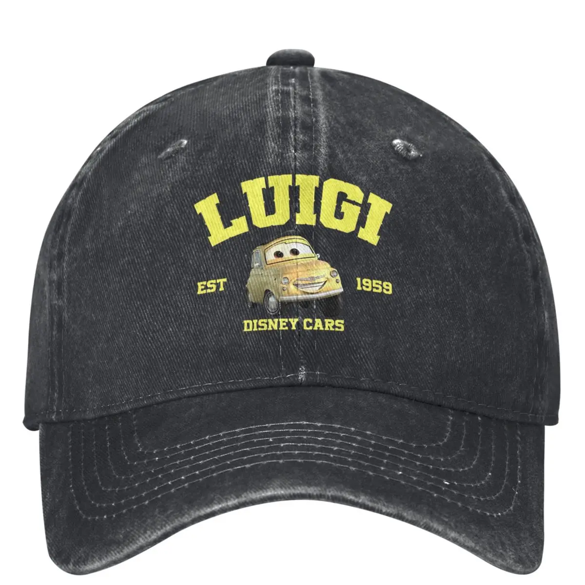 Luigi Est 1959 Lightning McQueen Cars Denim Baseball Cap Outdoor Sports Dad Hats Summer Unisex Men Casual Design Baseball Caps