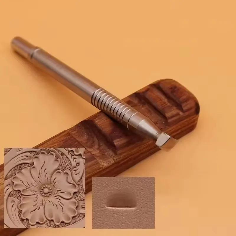 Stainless Steel Edge Slicker 3/4/6mm - Polished Leather Edge Burnisher for Leathercraft | Leather Crease And Edge Tool Set