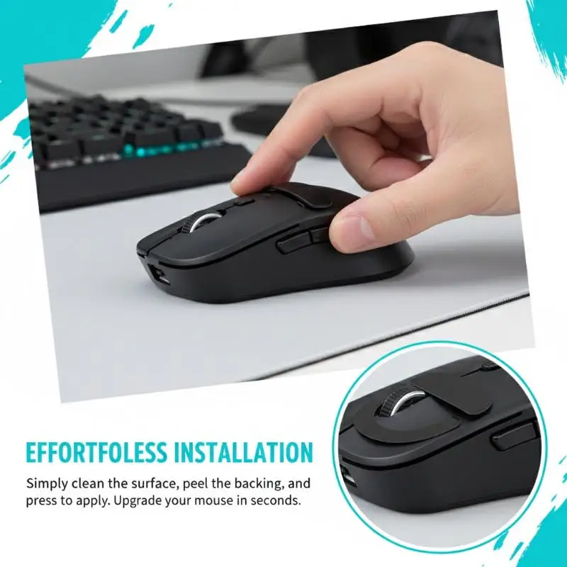 High Precision Mouse Skate Feet Pad for Mchose A7V2 Ultra Pro 1 Set Non Slip Stickers for Seamless Gaming