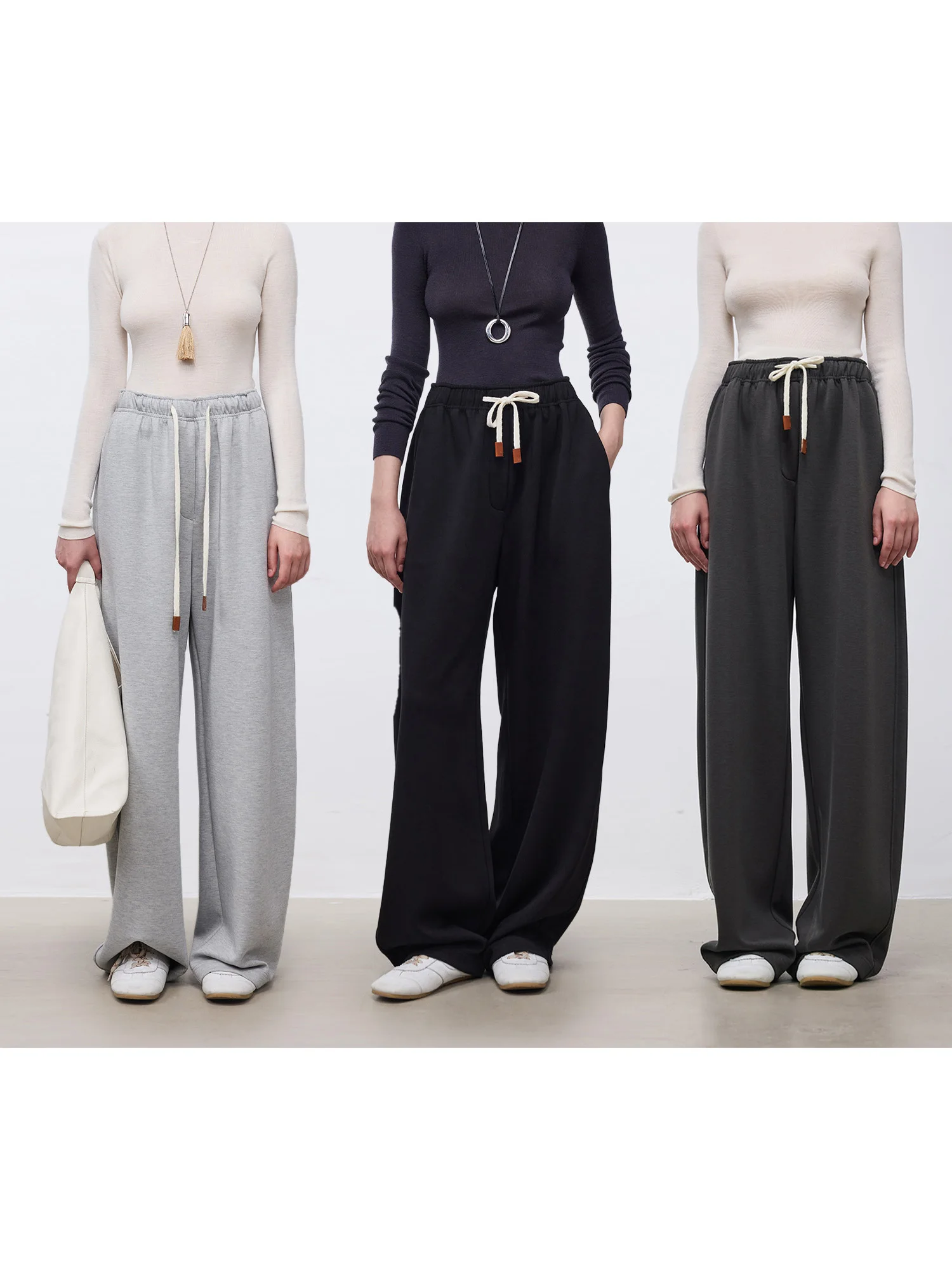 

Брюки MARIUS Jelly Pants Cloud Soft Air Layered с эластичным поясом, приятные к телу, повседневные, свободного кроя, материал: прочее