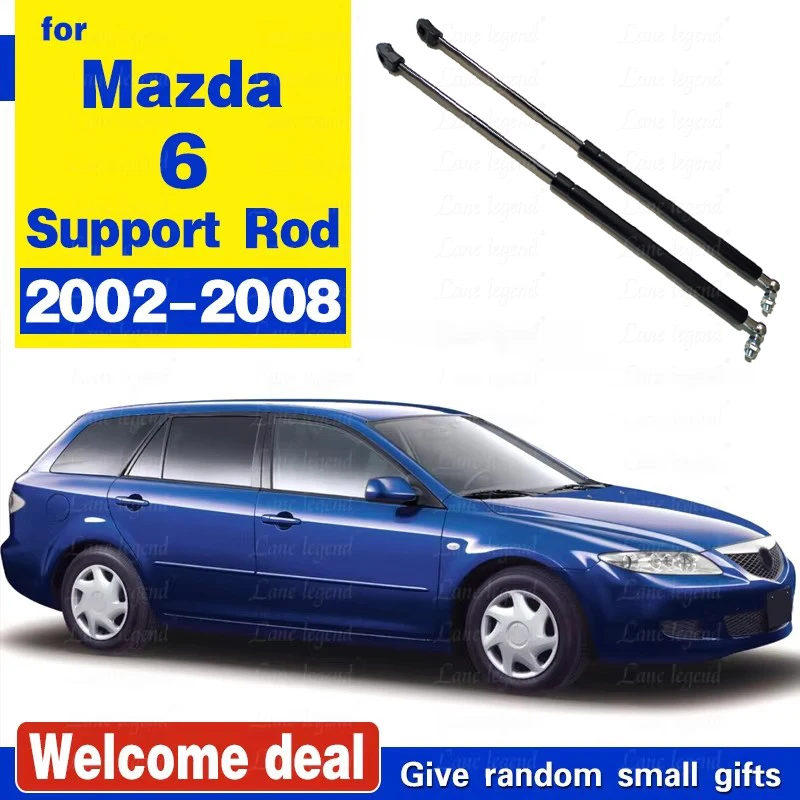 Car Engine Spring Shock Strut Bars Hydraulic Rod Gas Damper for Mazda6 Mazda 6 2002 2003 2004 2005 2006 2007 2008