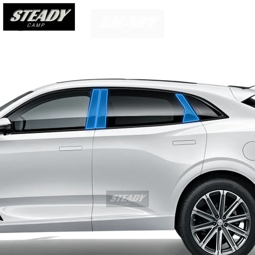 Imagen 1 del producto Película protectora de Pintura transparente para Exterior de coche, accesorio de TPU antiarañazos BC, tira de pilar de ventana, reacondicionamiento, para Changan UNI-K, 2021-2022, 2023