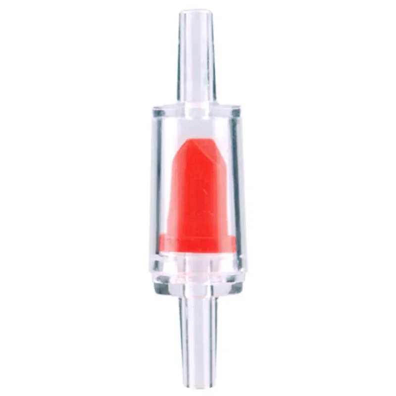 

Red 1Pcs Aquarium One Way Non-Return Check Valve Aquarium Air Pump Accessories Compatible with 4mm Air Pipe