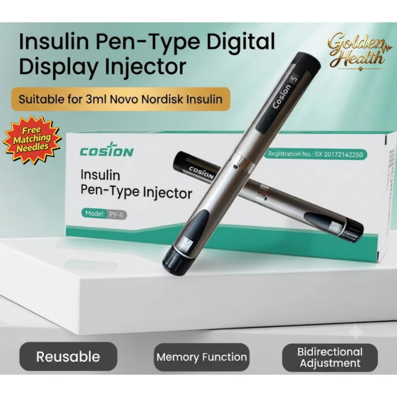 Reusable Insulin Injector Novo4 Pen Metal Injector Only Compatible with Novo 3ml Cartridges - Diabetes & Weight-loss Magic Pen