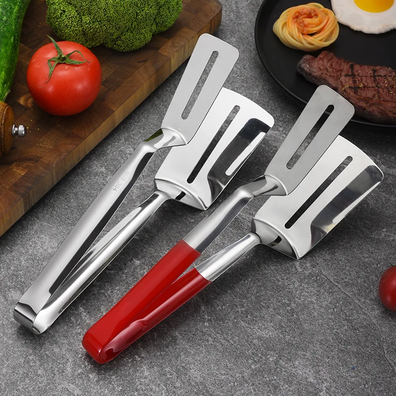 

201 Stainless Steel Steak Clip Multifunctional Food Clip Barbecue Clip Bread Clip Fried Fish Kitchen Gadget Accessories ZB659