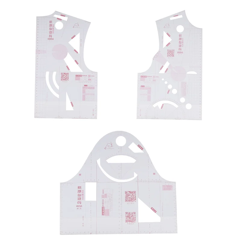 AF91-1:1 Fashion Cloth Design Ruler Crop Mold School Student Teaching Apparel Drawing Template Garment Prototype Ruler