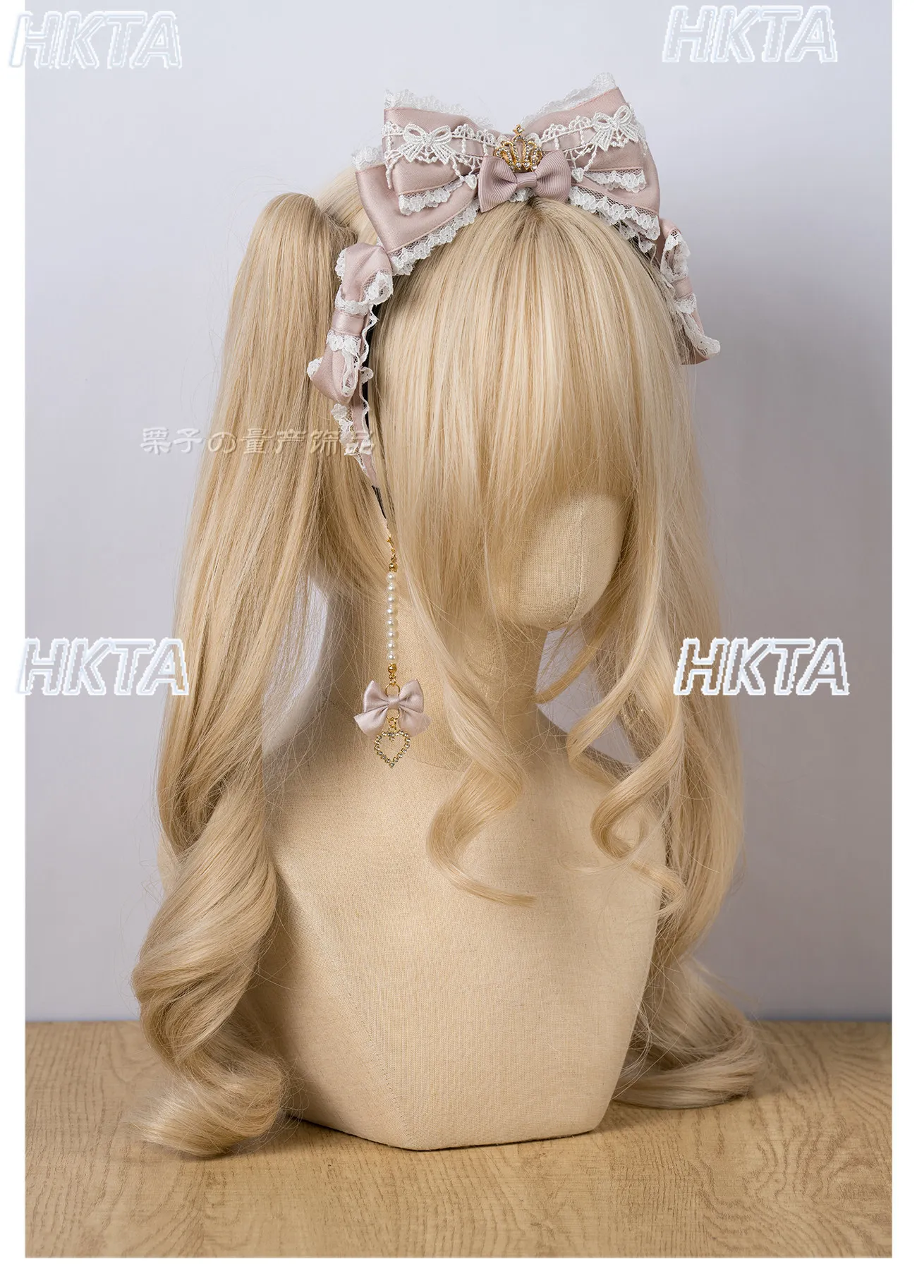 

Japanese Mass Produced Kawaii Cute Bow Three Dimensional Headband Lolita Kc Headwear Sweet Pearl Hairclips Apparel Accessories