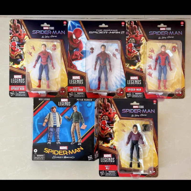 Original Marvel Legends Spider-Man Toby Garfield Dutch Brother William Baker Movies Spider-Man Action Figure Model Toy Xmas Gift