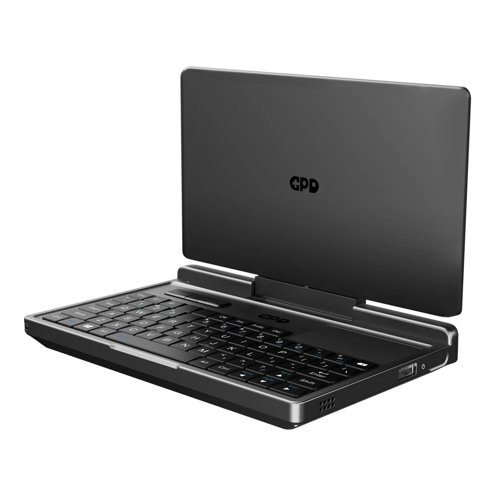 كمبيوتر محمول صغير بشاشة 7 بوصة GPD MicroPC 2 Intel ®   الأساسية ™   i3-N300 كمبيوتر محمول محمول بسعة 16 جيجابايت/512 جيجابايت ونظام التشغيل Windows 11