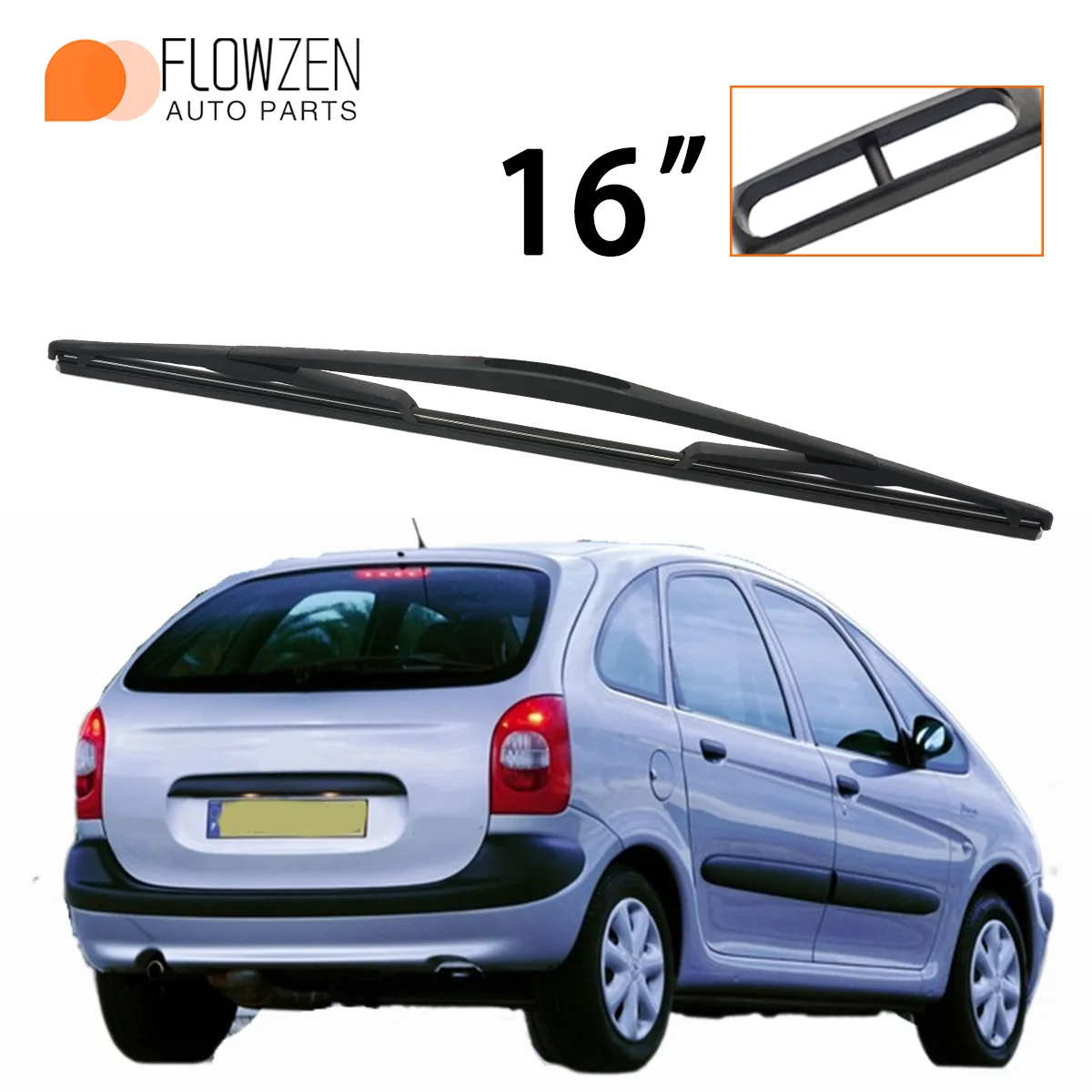 

1 шт. 16 "омыватель заднего лобового стекла для Citroen Xsara Picasso Break 1999-2012 годовая щетка стеклоочистителя автомобильные аксессуары