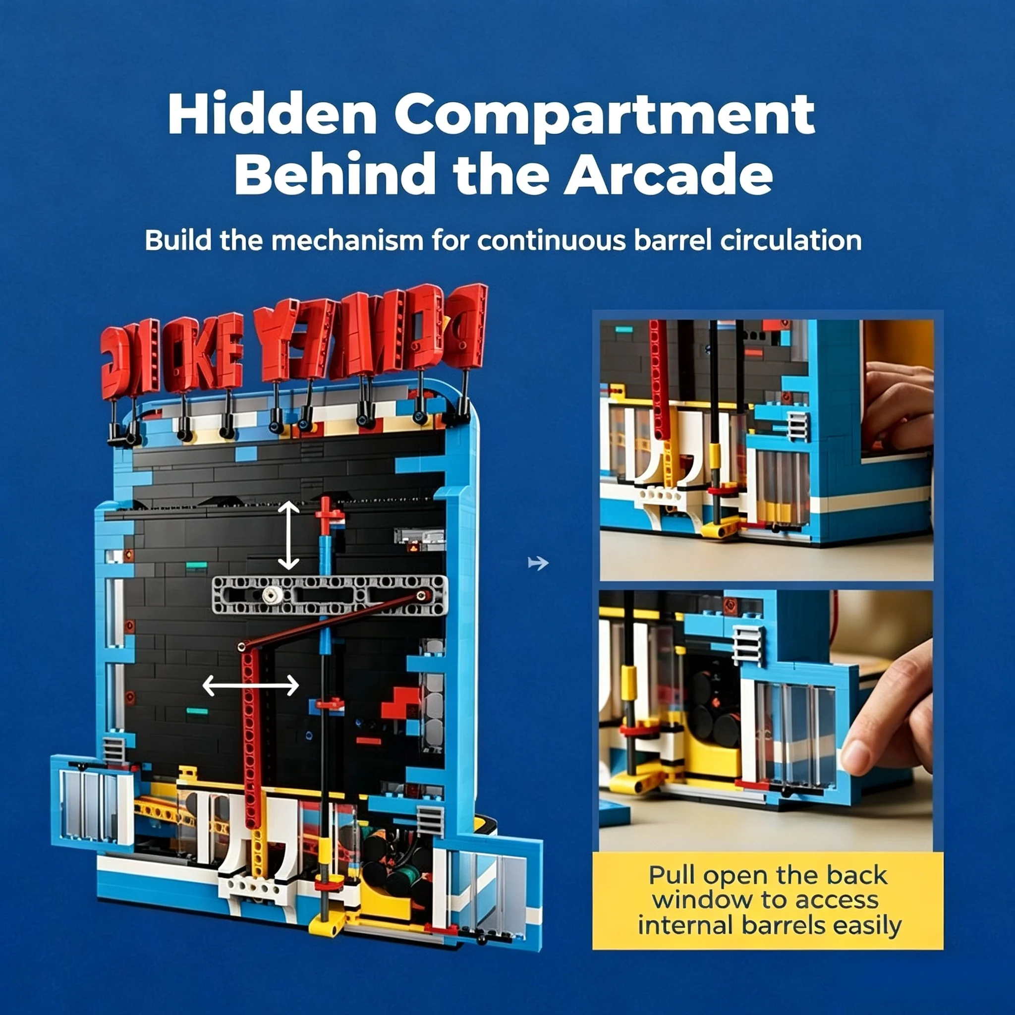 Gaming Console Lego - 1371개의 블록으로 구성된 빈티지 게임 콘솔