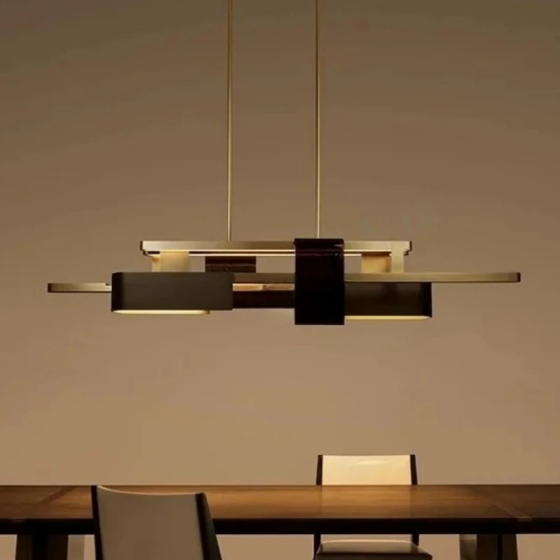 Modern Nordic LED Pendant Light Designer Stainless Steel Hanging Lamp For Restaurant Bar Art Decoration 2025 New Arrival